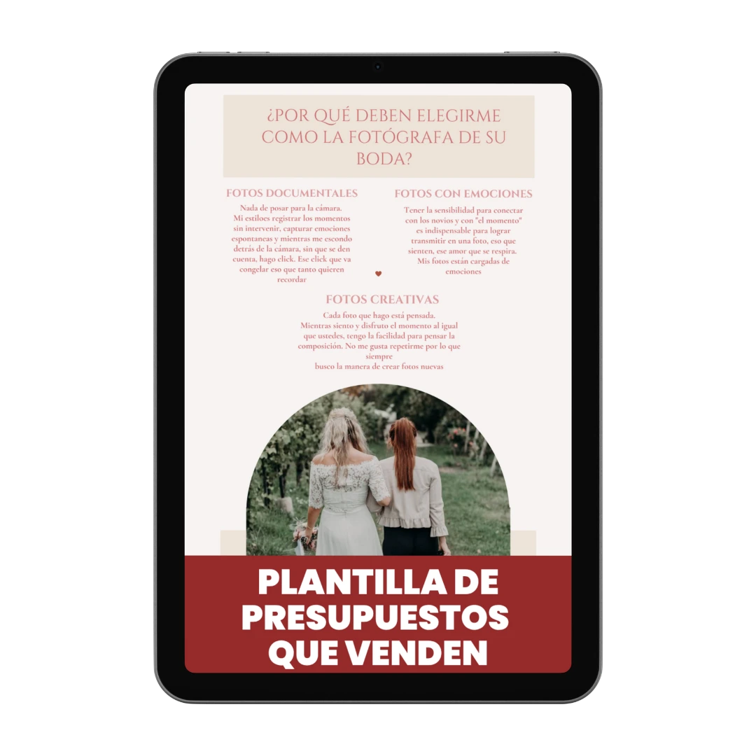 Plantilla de Presupuestos que vende
