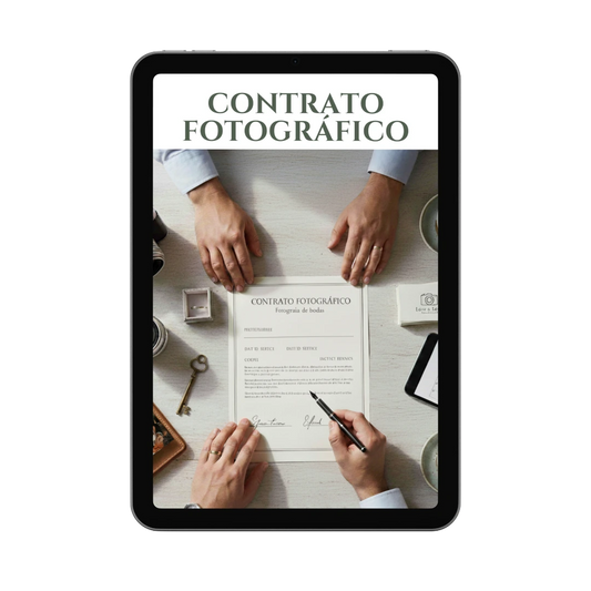 Contrato Fotográfico - Fotografía de bodas